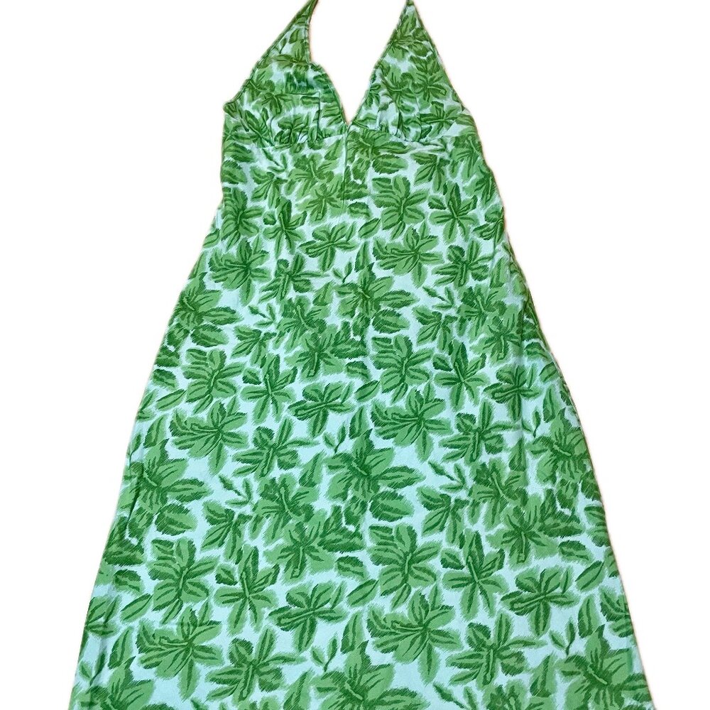 American Eagle Outfitters Green Halter Dress – Size 4